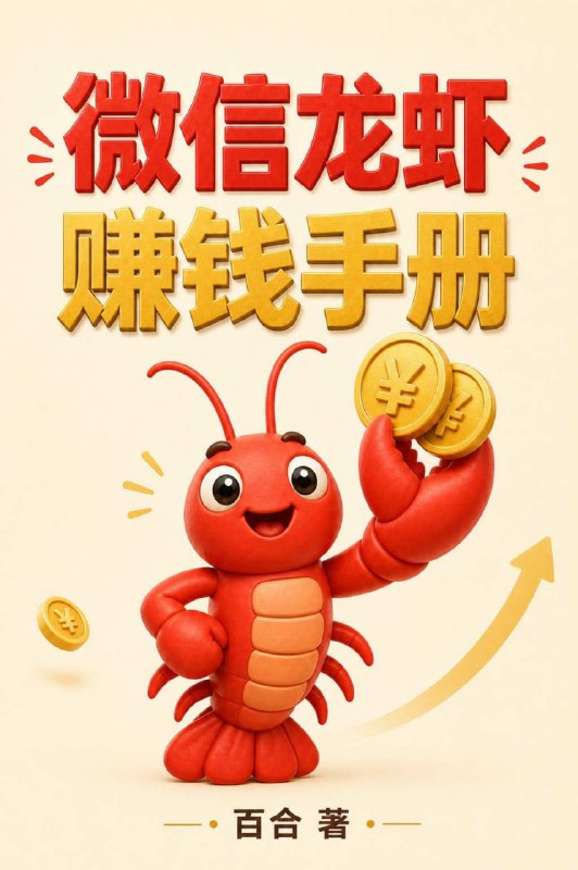 名称：《微信龙虾赚钱手册》（azw3+epub+mobi+pdf)描述：死工资难抗压力，普通人如何破局？百合的《微信龙虾赚钱手册》为你点亮AI财富明灯！书中将“龙虾”AI化作财务管家，从无痛记账、副业变现到稳健投资，手把手打通搞钱全链路