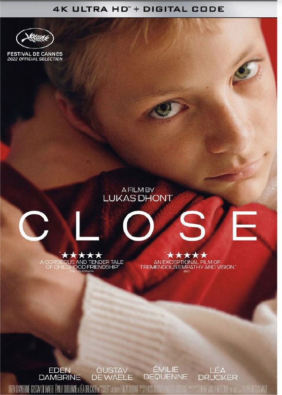 名称：亲密 (2022) 4K 简英硬字幕描述：故事围绕两个13岁的男孩展开，他们的关系长久以来非常亲密，但同学之间对他们的关系产生猜忌，使他们不得不分道扬镳