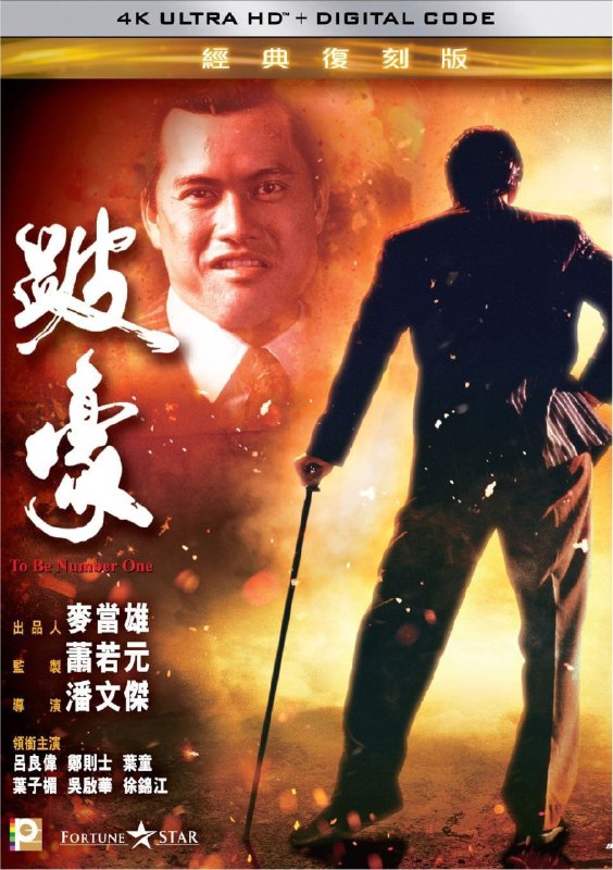 名称：跛豪 (1991) 4K 国语 描述：1962年，内地正值经济困难时期，随难民潮逃到香港的汕头青年吴国豪（吕良伟）因不甘被黑帮欺凌，投靠黑帮大佬肥波（郑则士），几场拼命的血战后，他被肥波重用，在黑帮中确立下地位，势力越来越大