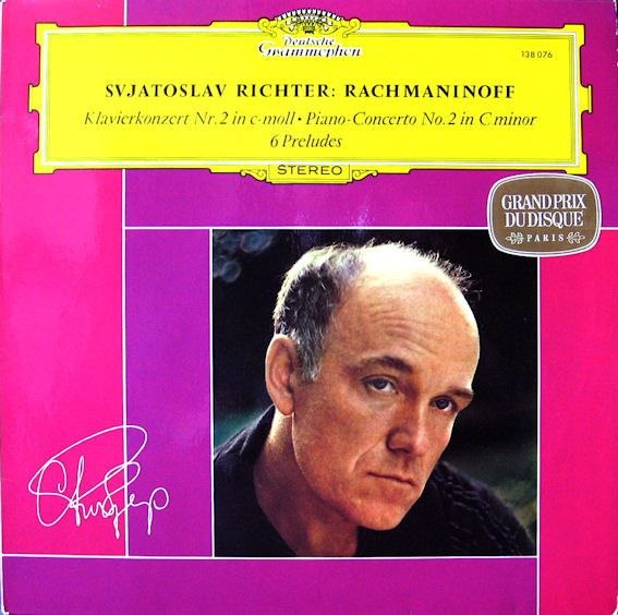 名称：138 076 Rachmaninov  Piano Concerto No.2 - Richter 黑胶 dsf描述：这是里赫特演绎拉赫玛尼诺夫经典作品的DG黑胶专辑，收录《C小调第二钢琴协奏曲》与6首前奏曲