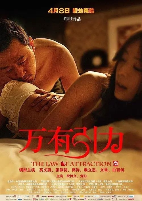 名称：万有引力 (2011) 1080P描述：这是四个与爱情有关的故事：审计员高远（文章 饰）三年来重复着两地奔忙的工作，在他前往外地送交一份重要文件之时，机场安检员石晓琳（白百何 饰）却将他扣留，耽误了航班的高远大怒，却发现石晓琳对他非常了解……；数学教师王勇（郭涛 饰）与妻子雪莲（张静初 饰）结婚多年，在朋友的启发下决定要个孩子，然而这对爱人的怀孕战役进行的异常艰难……；阿美（莫文蔚 饰）与情人遭遇因信号灯故障引起的车祸，阿美轻伤，而情人重伤昏迷，而这场车祸，似乎由阿美的丈夫云山（戴立忍 饰）一手策划……；跳伞运动员嘉欣（黄幻 饰）因吸毒被跳伞队开除，运动生涯宣告结束，她的男友兼搭档海桥（段博文 饰）决定不惜一切代价挽救她……百度：